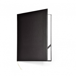 Greeting folder A4 black ELEGANT