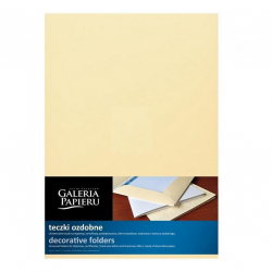 Folder greeting cardboard ICELAND A4 yellow glossy color.