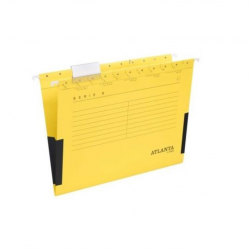 Suspension filing with glued sides A4 ATLANTA by Jalema, yellow