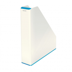 Document stand Leitz WOW white with blue detail