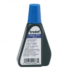 Ink for stamps TRODAT 7011 blue 28ml.
