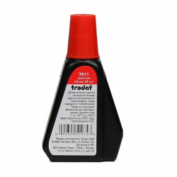 Ink for stamps TRODAT 7011 red 28ml.