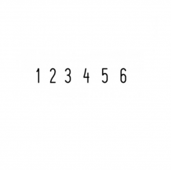 Numerator TRODAT T4846 6 numbers, 4.0mm