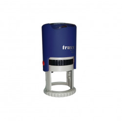 Round stamp housing TRAXX T9130 30x30mm, blue