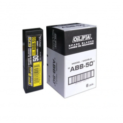 Blades ABB-50 OLFA 9mm 50 pcs., black