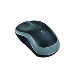 Wireless optical mouse LOGITECH M185 USB, black with gray