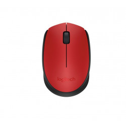 Wireless optical mouse LOGITECH M171, red