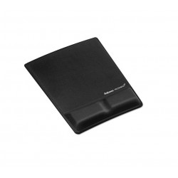 Mouse pad with wrist holder FELLOWES black