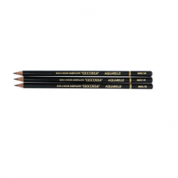 Watercolor black pencil 4B, KOH-I-NOOR