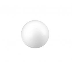 Foam polystyrene toy 10cm white