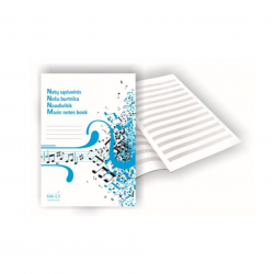Sheet music notebook A5 NS-5 pcs.20