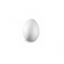 Putų polistirolo kiaušinis 7x4cm baltas, įp 12 vnt.