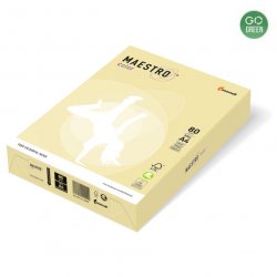 Colored paper MAESTRO Color A4 80 g. 500 sheets, pale yellow