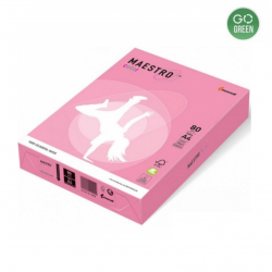 Colored paper MAESTRO Color A4 80 g. 500 sheets, pink.