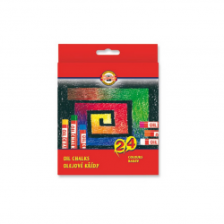 Oil pastel Koh-I-Noor, 24 colors