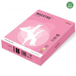 Colored paper MAESTRO Color A4 80 g. 500 sheets, neon pink