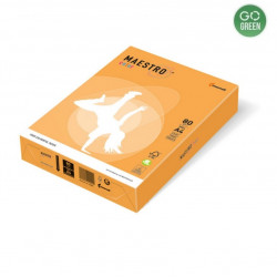 Colored paper MAESTRO Color 80 g. A4 500 sheets, neon orange