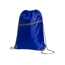 Basket for sportswear with pocket and zipper COOL blue color
