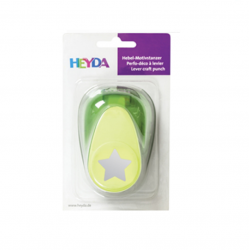 Decorative punch Star 2,5cm HEYDA