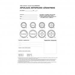 Round stamp housing TRODAT T46030 30x30 black