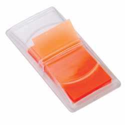 Index-markers plastic 44x25 50pcs. orange