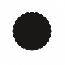 Decorative punch round ornament 38mm HEYDA