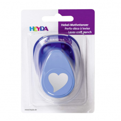 Decorative punch Heart 25mm, HEYDA