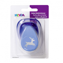 Decorative hole punch Deer 25mm, HEYDA