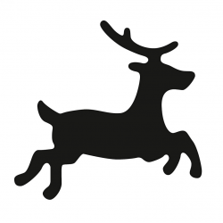 Decorative hole punch Deer 25mm, HEYDA