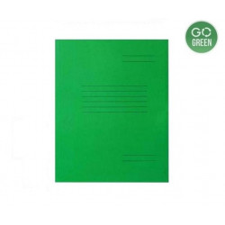 Cardboard binder with print green A4