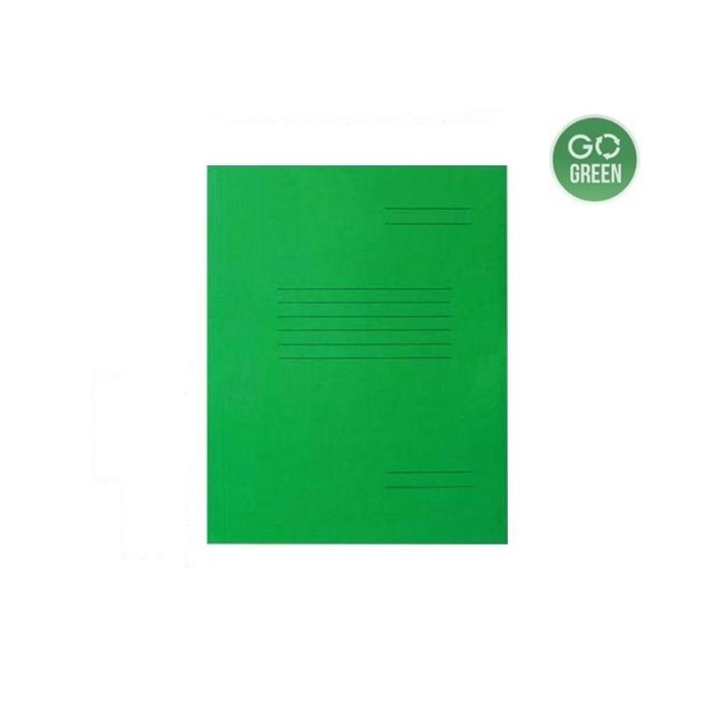 Cardboard binder with print green A4