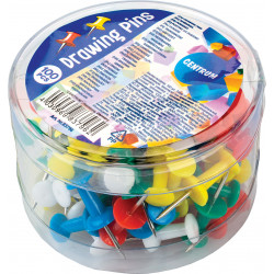 Cork board pins colored CENTRUM 100pcs.