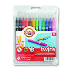 Duplex Twins KOH-I-NOOR 12 colors