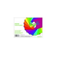 Colored adhesive paper A5, 8 sheets