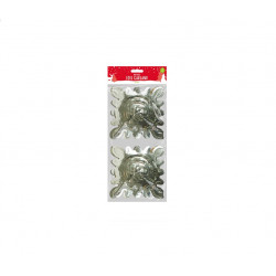 Christmas decoration Girlianda 2pcs. gold color
