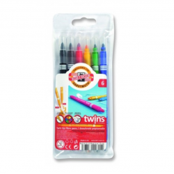 Duplex Twins KOH-I-NOOR 6 colors