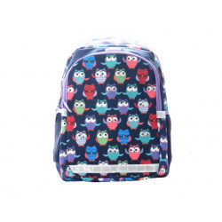 Backpack STARPAK 41x31x21cm variegated, blue color