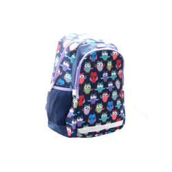 Backpack STARPAK 41x31x21cm variegated, blue color