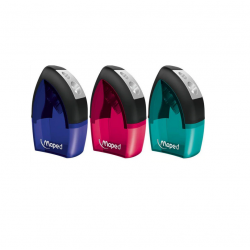 Sharpener MAPED TONIC Metal various colors, double
