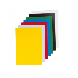 Binding back CHROMO FELLOWES, red 250g. 100 sheets