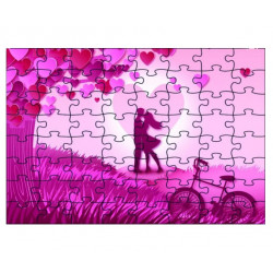Rectangular puzzle with 192 details 28.5x40.5 (sublimation)