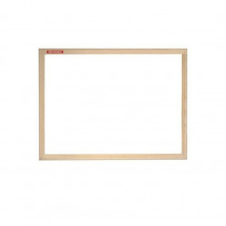 Balta magnetinė lenta mediniu rėmu 40x60cm TM64