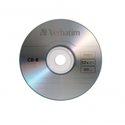Diskas VERBATIM CD-R 700MB 52x ant iešmo, 100vnt.
