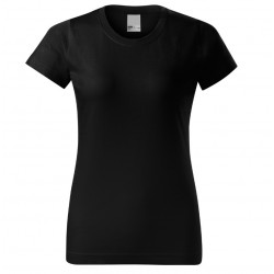 Marškinėliai trumpomis rankovėmis moteriški, juodos sp.