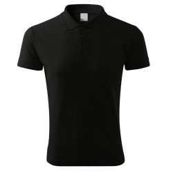 Polo shirt for men, black