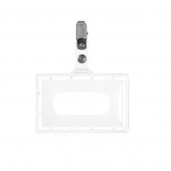 ID card holder with clip