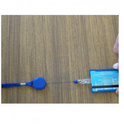 Cord for identification card with reel