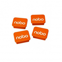 Board magnets NOBO 4pcs. orange