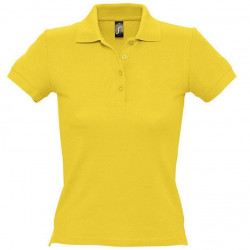 Polo marškinėliai moteriški, geltonos sp.