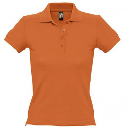 Polo shirt for women, orange